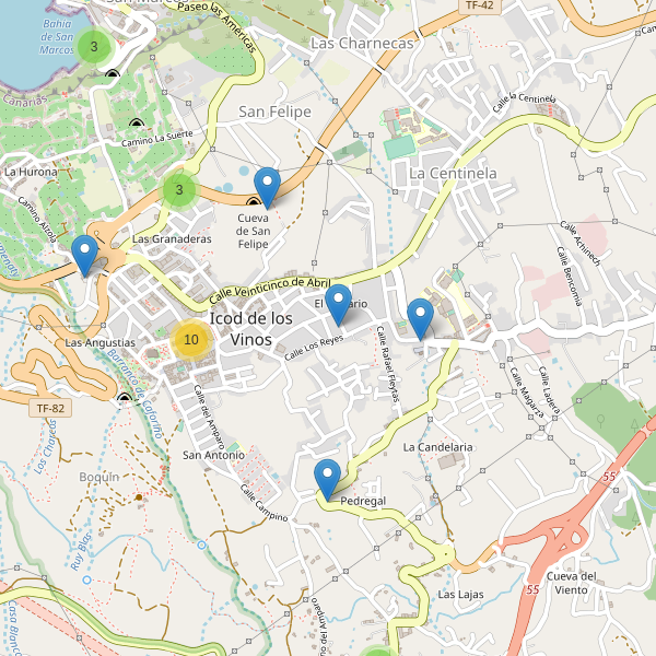 Thumbnail Mapa de restaurantes en Icod de los Vinos