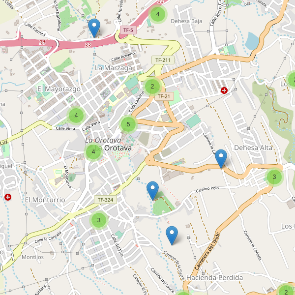 Thumbnail Mapa de restaurantes en La Orotava