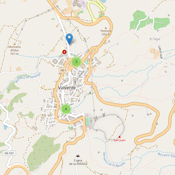 Thumbnail Mapa de restaurantes en Valverde (TF)