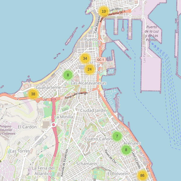 Mapa de ropa en Las Palmas de Gran Canaria Thumbnail
