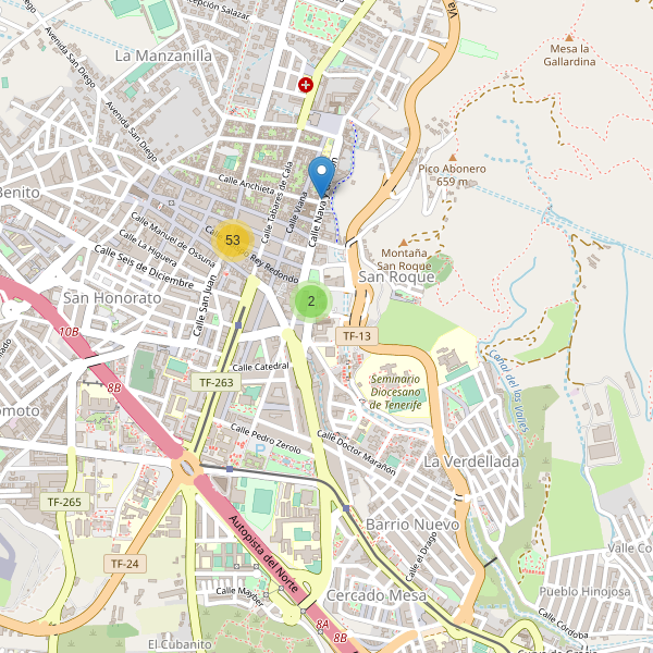 Mapa de ropa en San Cristóbal de La Laguna Thumbnail