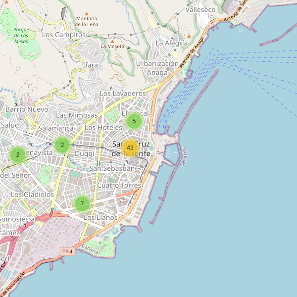 Mapa de ropa en Santa Cruz de Tenerife Thumbnail