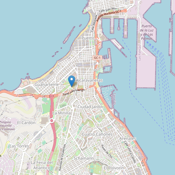 Mapa de sitios-arqueologicos en Las Palmas de Gran Canaria Thumbnail