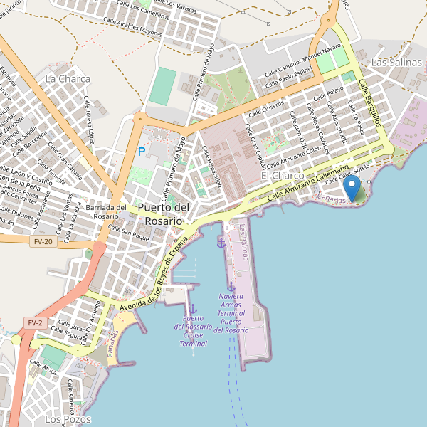 Mapa de sitios-arqueologicos en Puerto del Rosario Thumbnail