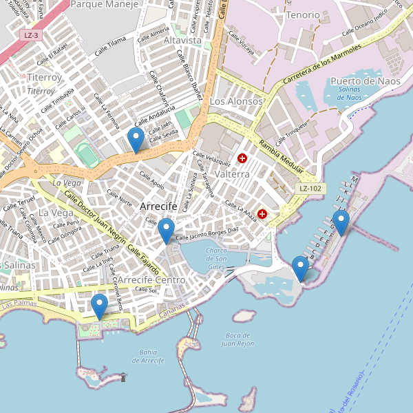 Mapa de taxi en Arrecife Thumbnail