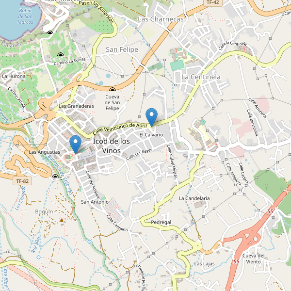 Mapa de taxi en Icod de los Vinos Thumbnail