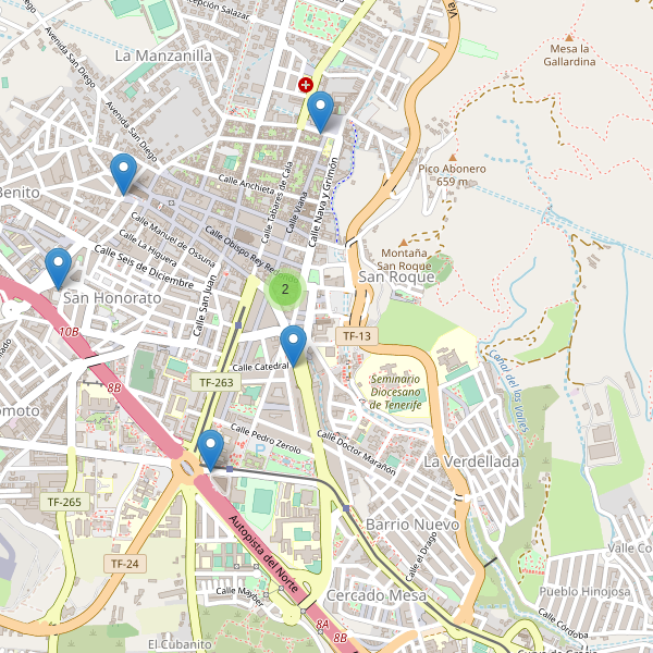 Mapa de taxi en San Cristóbal de La Laguna Thumbnail