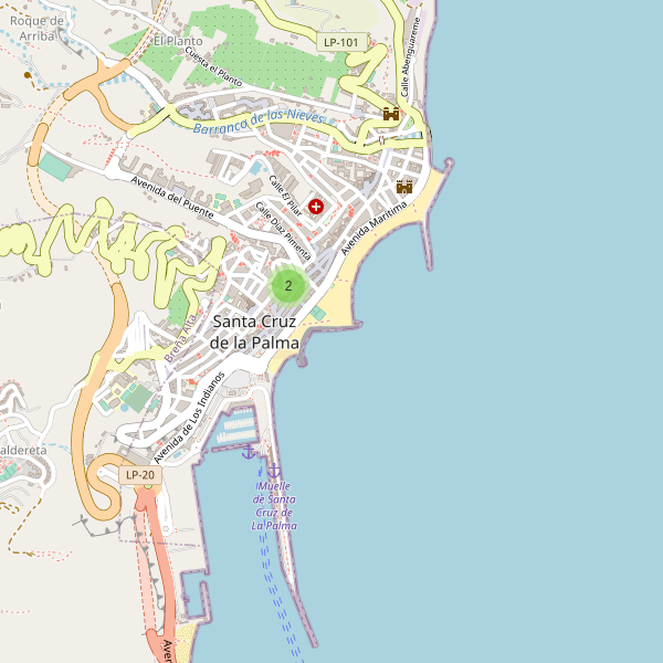 Thumbnail Mapa de teatros en Santa Cruz de la Palma