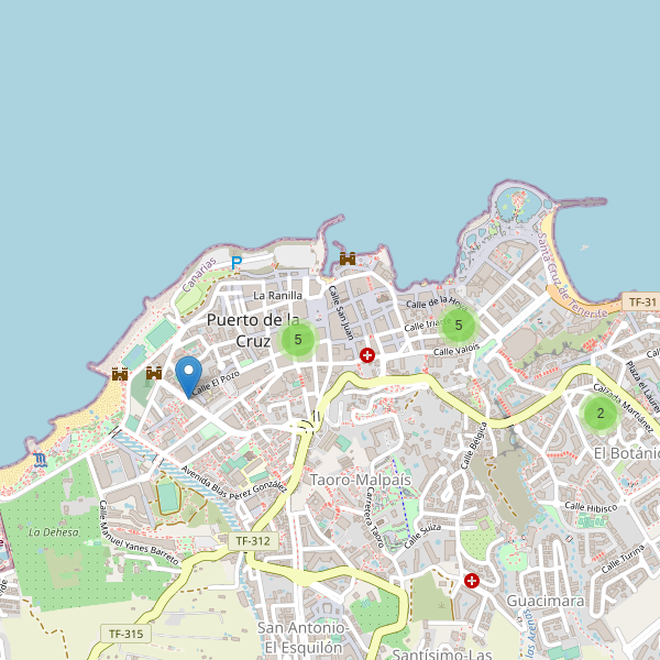 Mapa de telefonos en Puerto de la Cruz Thumbnail