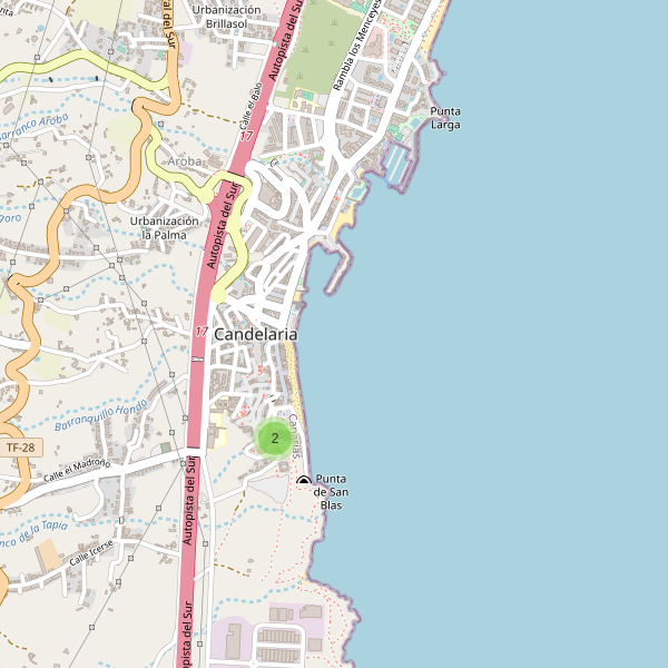Mapa de vistas en Candelaria Thumbnail
