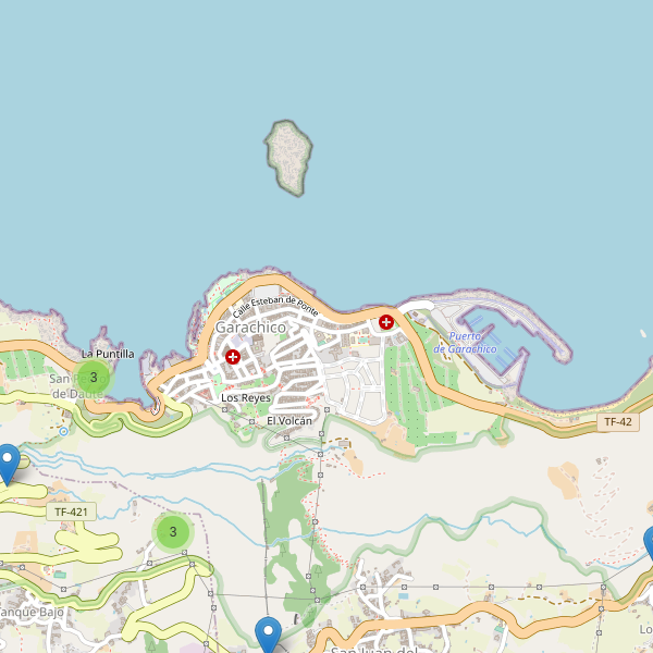 Mapa de vistas en Garachico Thumbnail