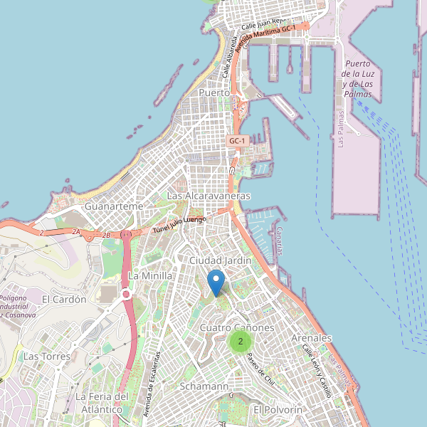 Mapa de vistas en Las Palmas de Gran Canaria Thumbnail