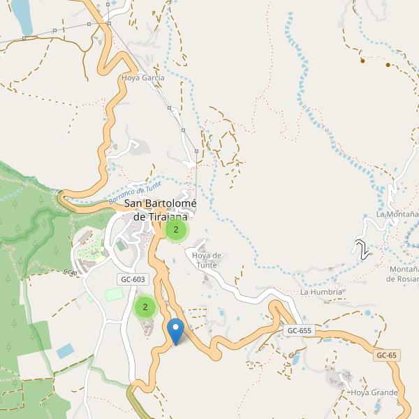 Mapa de vistas en San Bartolomé de Tirajana Thumbnail