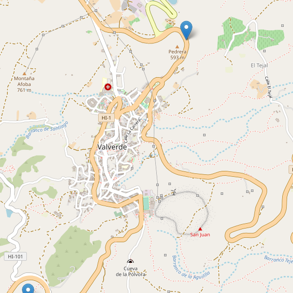 Mapa de vistas en Valverde (TF) Thumbnail
