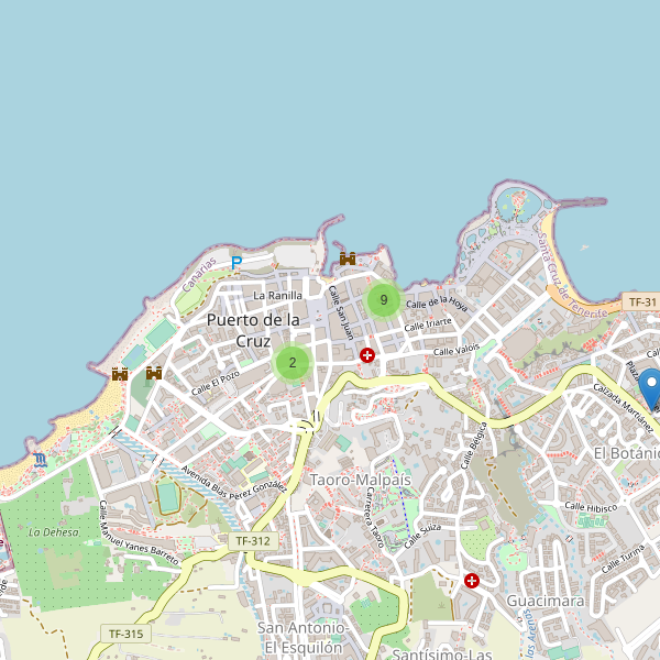 Mapa de zapatos en Puerto de la Cruz Thumbnail
