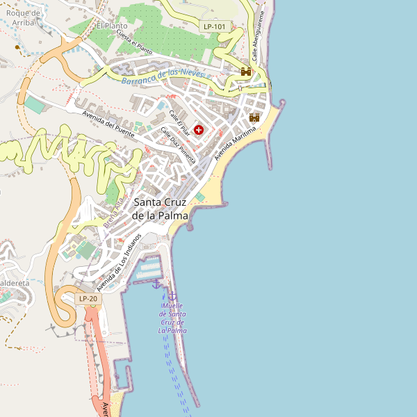 Mapa de zapatos en Santa Cruz de la Palma Thumbnail