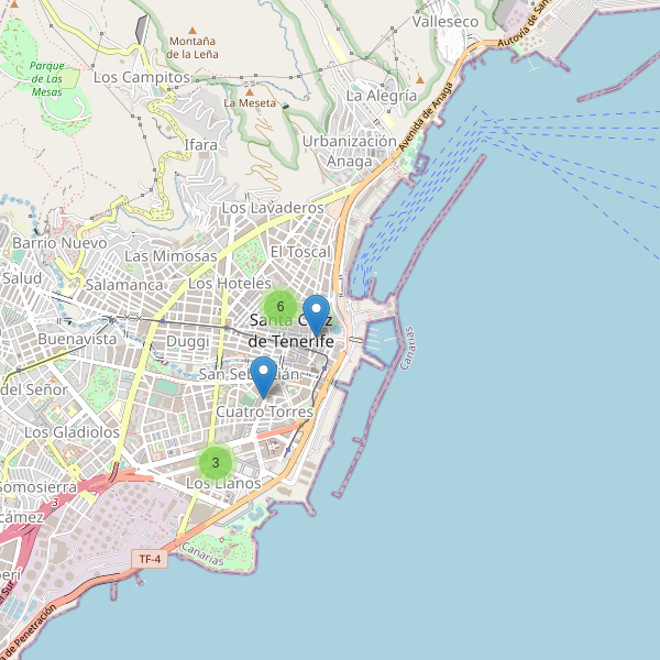 Mapa de zapatos en Santa Cruz de Tenerife Thumbnail