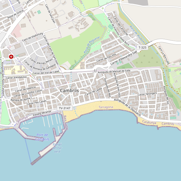 Thumbnail Mapa de Cambrils (T)