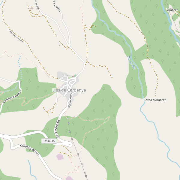 Mapa de hoteles en Lles de Cerdanya Thumbnail