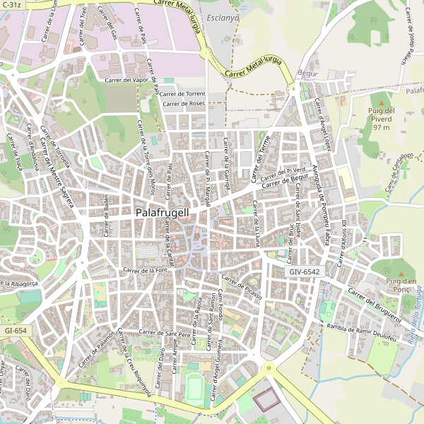 Thumbnail Mapa de Palafrugell
