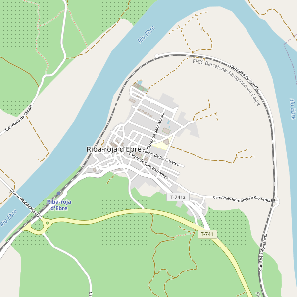 Mapa de piscinas en Riba-roja d'Ebre Thumbnail