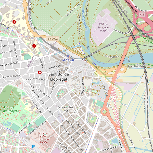 Thumbnail Mapa de Sant Boi de Llobregat