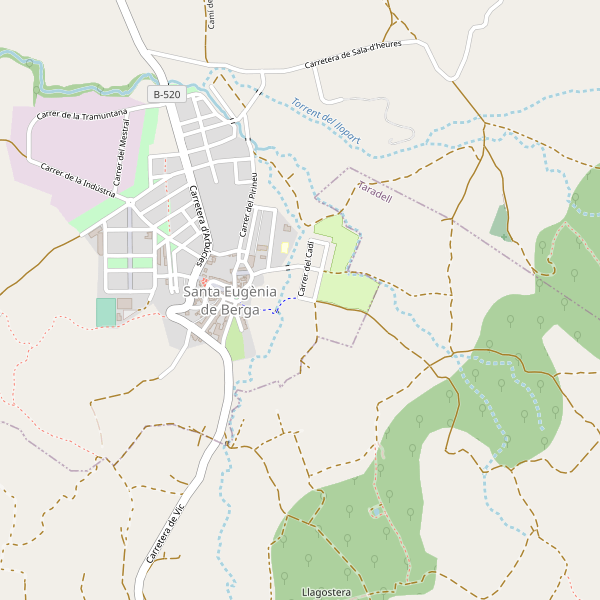 Mapa de hoteles en Santa Eugènia de Berga Thumbnail