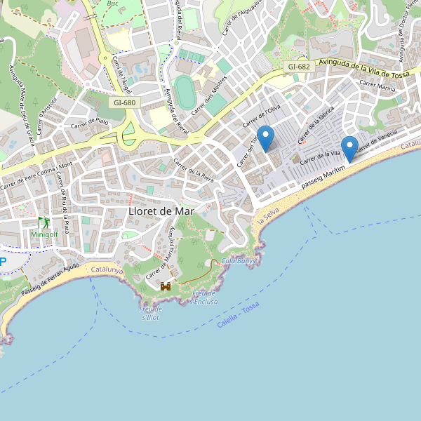 Mapa de aparcamientos-bicicletas en Lloret de Mar Thumbnail