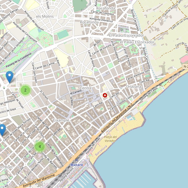 Mapa de aparcamientos-bicicletas en Mataró Thumbnail