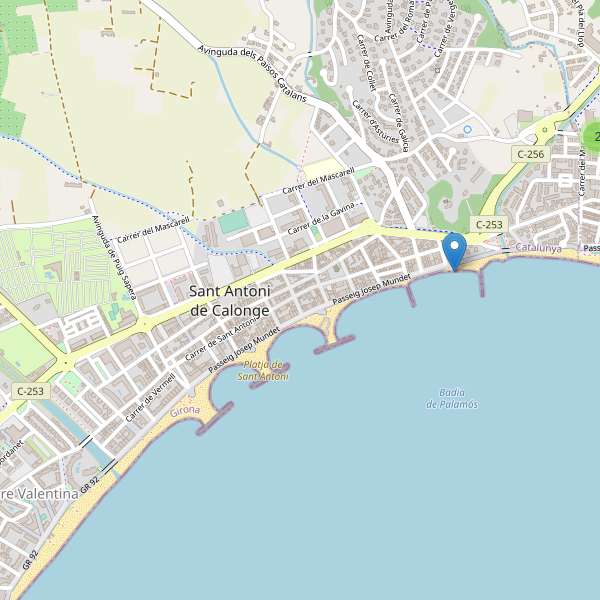 Mapa de aparcamientos-bicicletas en Sant Antoni de Calonge Thumbnail