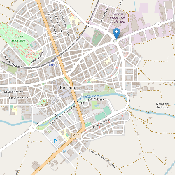 Mapa de aparcamientos-bicicletas en Tàrrega Thumbnail