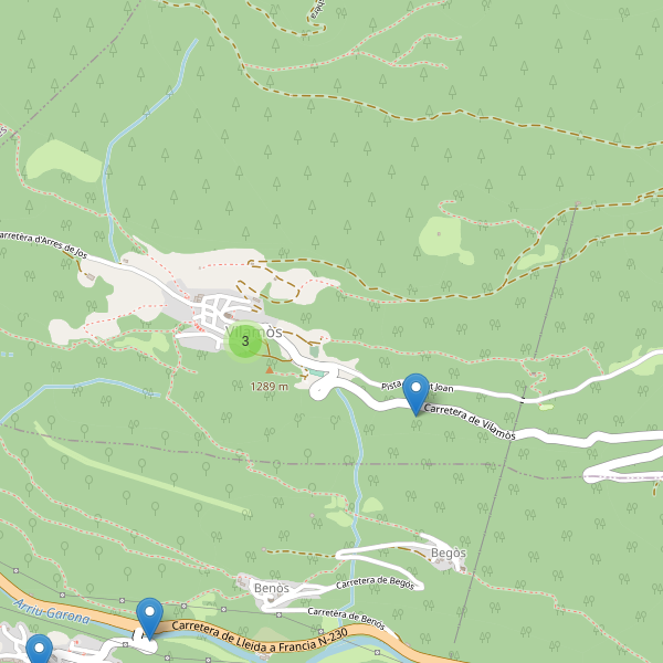 Mapa de aparcamientos en Vilamòs Thumbnail