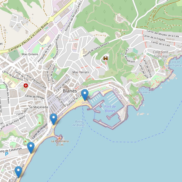 Mapa de aseos en Blanes Thumbnail
