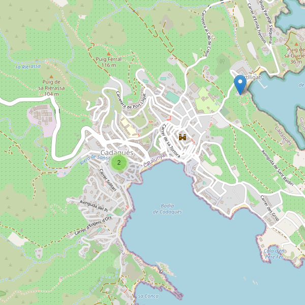Mapa de aseos en Cadaqués Thumbnail