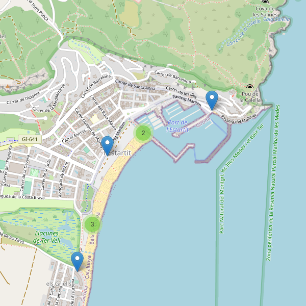 Mapa de aseos en l'Estartit Thumbnail