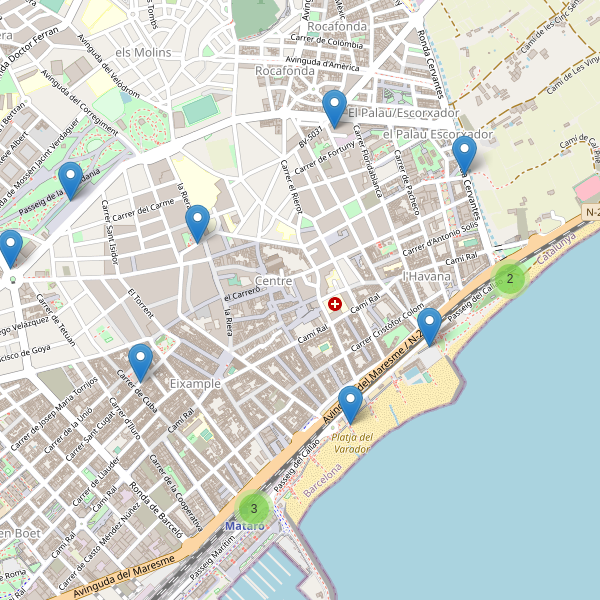 Mapa de aseos en Mataró Thumbnail