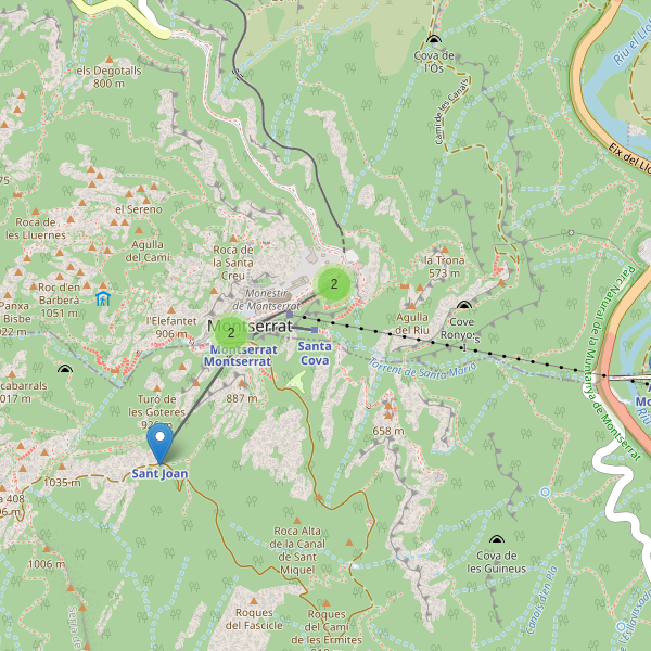 Mapa de aseos en Montserrat (B) Thumbnail