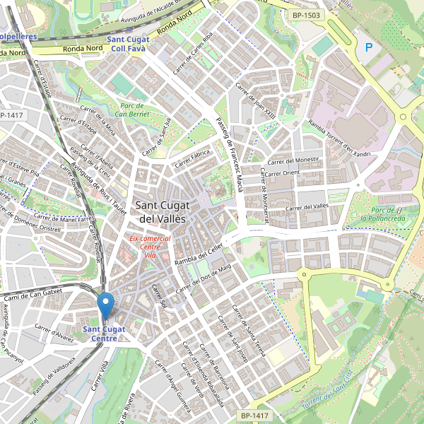 Mapa de aseos en Sant Cugat del Vallès Thumbnail