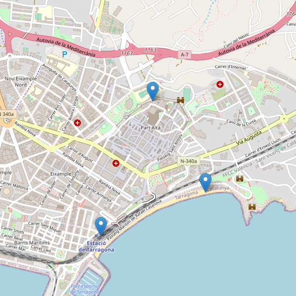 Mapa de aseos en Tarragona Thumbnail