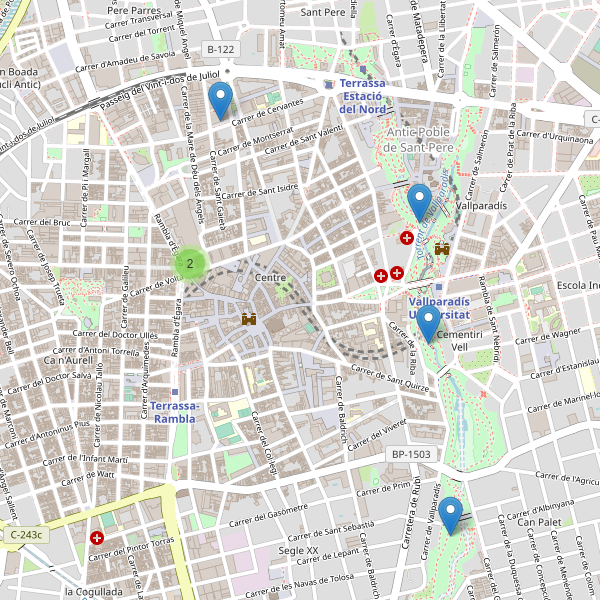 Mapa de aseos en Terrassa Thumbnail