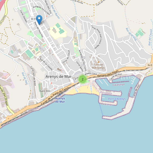 Mapa de bares en Arenys de Mar Thumbnail