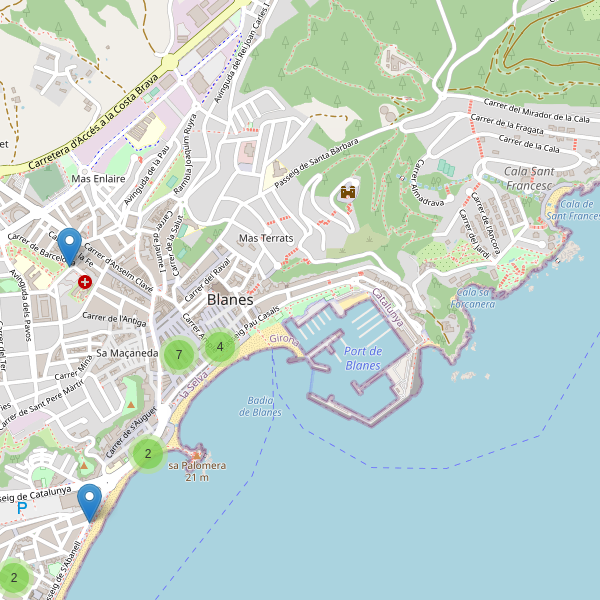 Mapa de bares en Blanes Thumbnail
