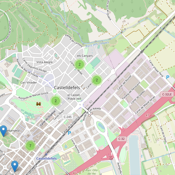 Mapa de bares en Castelldefels Thumbnail