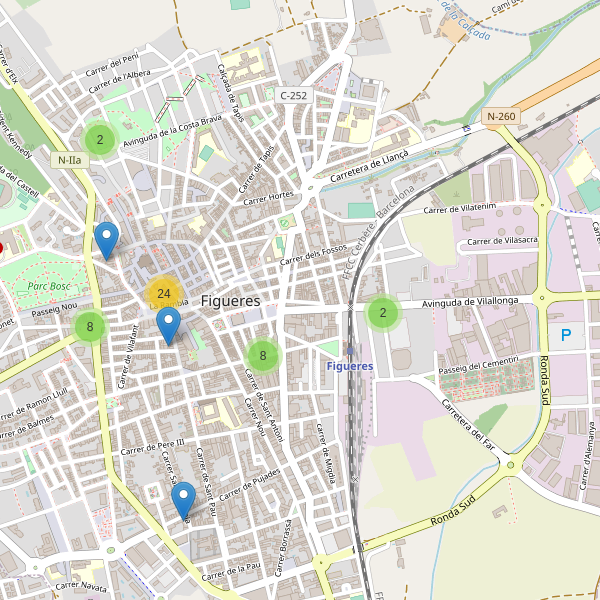 Mapa de bares en Figueres Thumbnail