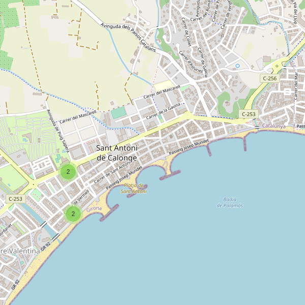 Mapa de bares en Sant Antoni de Calonge Thumbnail
