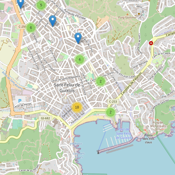 Mapa de bares en Sant Feliu de Guíxols Thumbnail