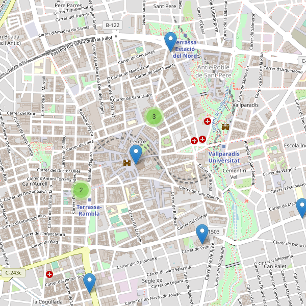 Mapa de cajeros-automaticos en Terrassa Thumbnail