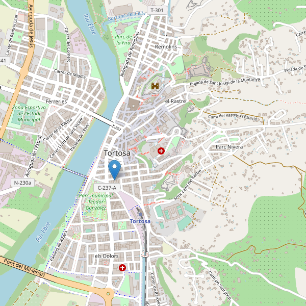 Mapa de cajeros-automaticos en Tortosa Thumbnail