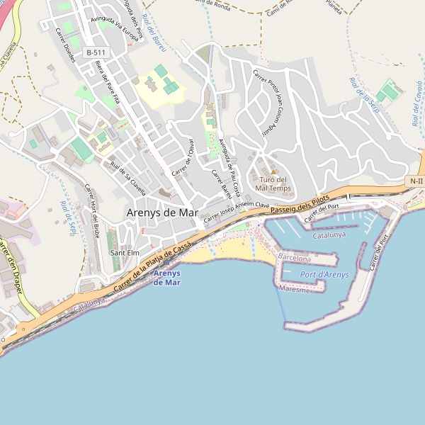 Thumbnail Mapa de cines en Arenys de Mar