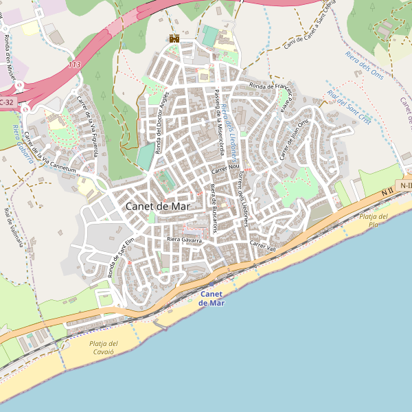 Thumbnail Mapa de cines en Canet de Mar